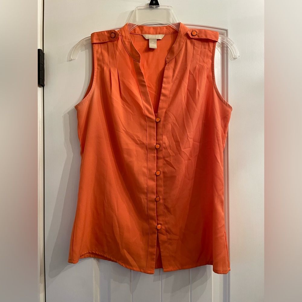 Orange Banana Republic sleeveless top, size XS